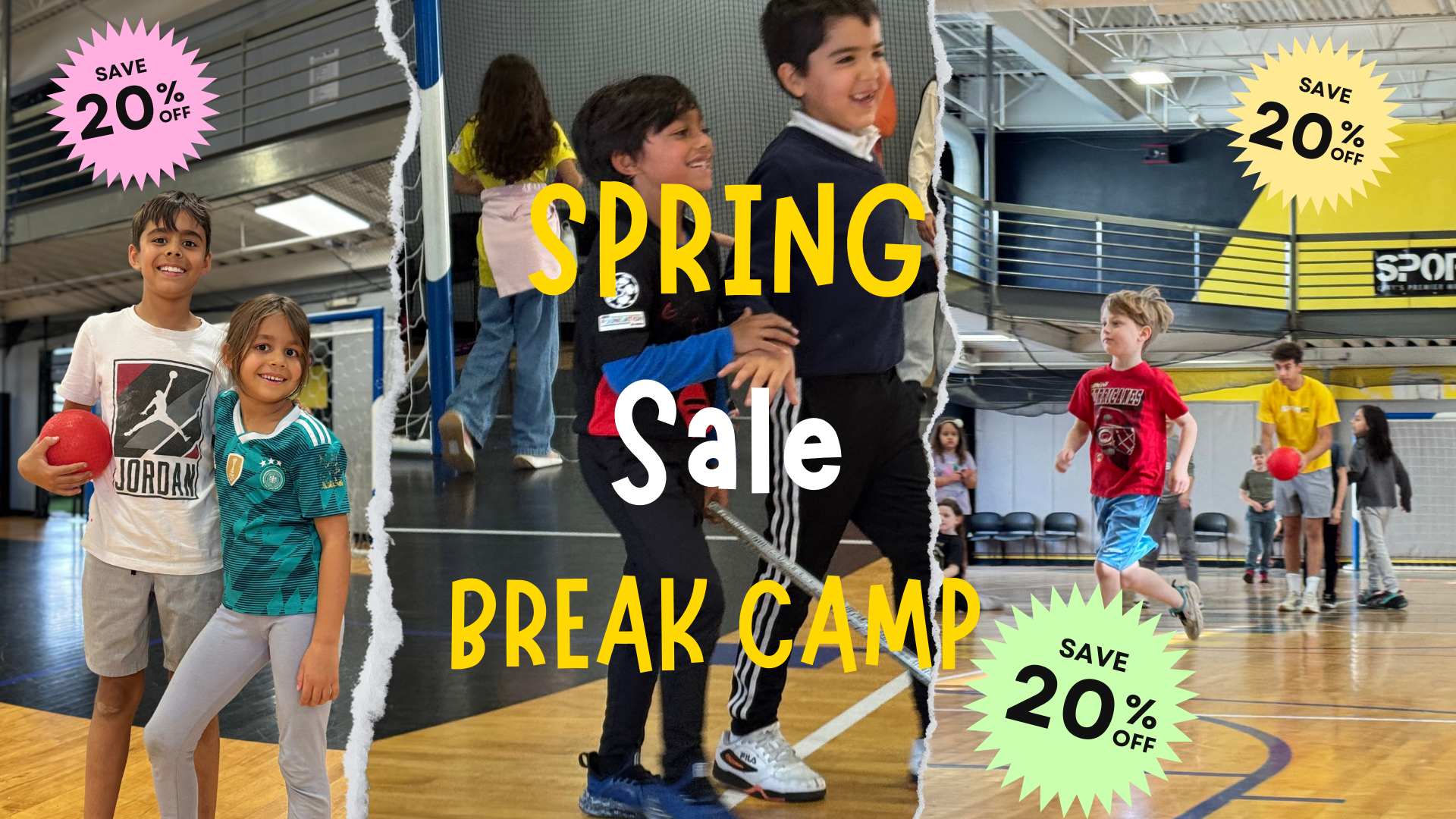 SportHQ HQCamp Website Main Hero Graphic SB Sale 2026 SportHQ Spring Break HQCamp