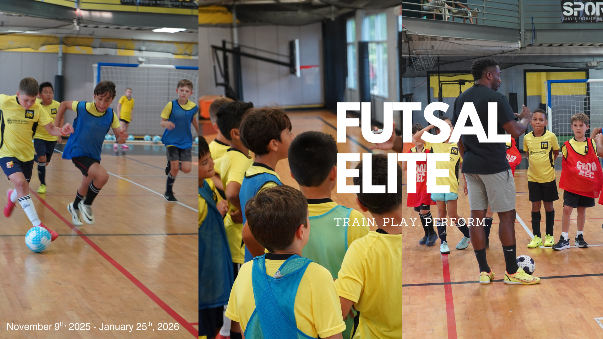 SportHQ Website Futsal Elite Hero Graphic